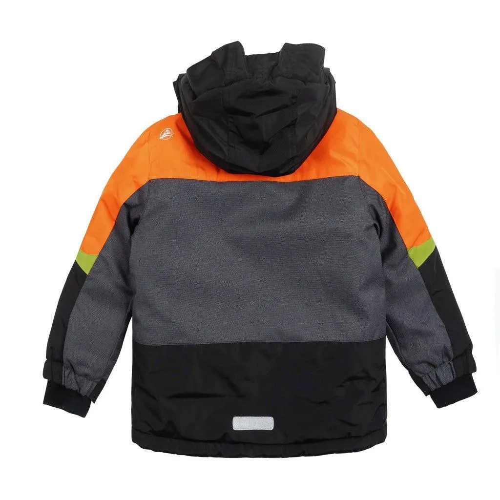 Conifere Boys Drill Snowsuit Set - Orange Babykids Conifere