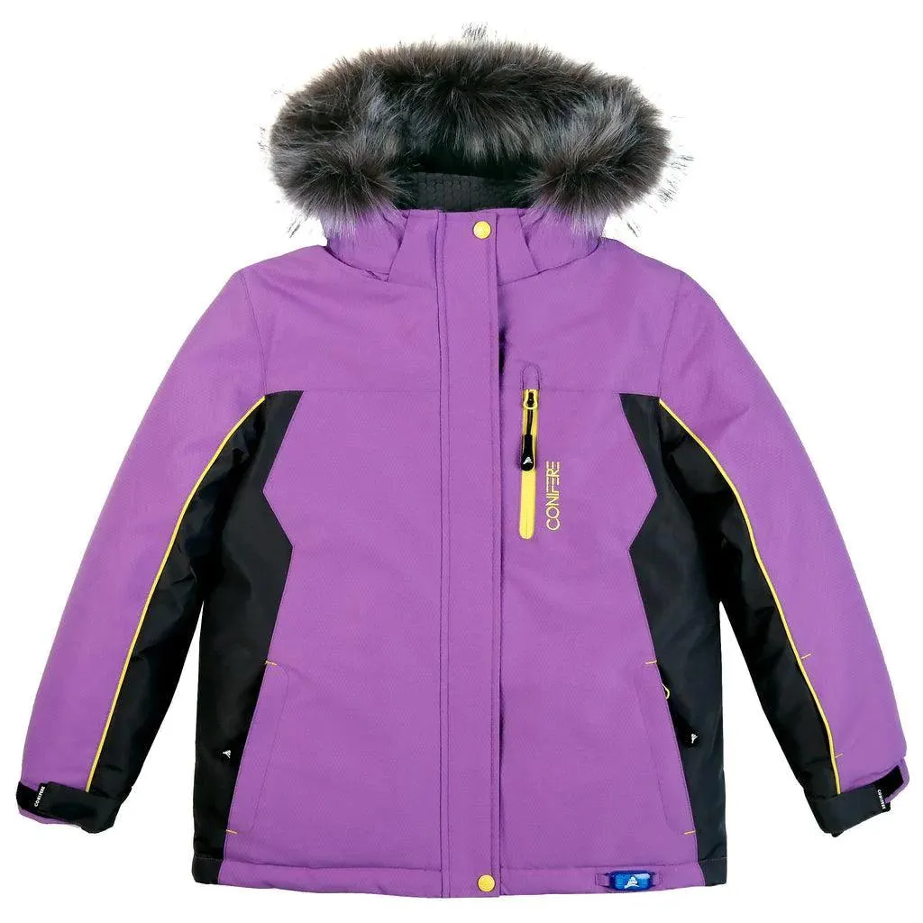Conifere Girls Purple Aesthetic Snowsuit Set Babykids Conifere