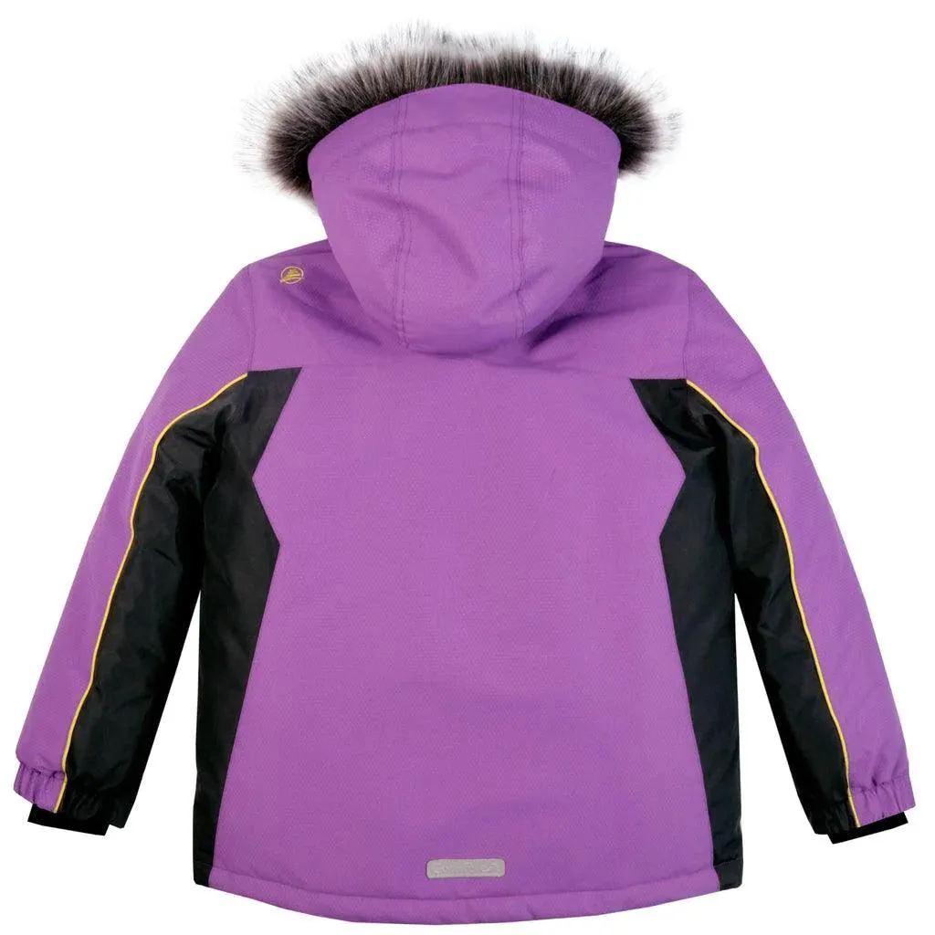 Conifere Girls Purple Aesthetic Snowsuit Set Babykids Conifere
