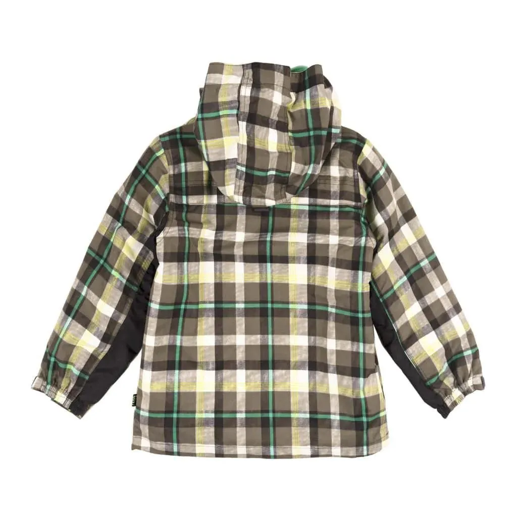 Conifere Green Check Boys 3-in-1 Jacket Babykids Conifere