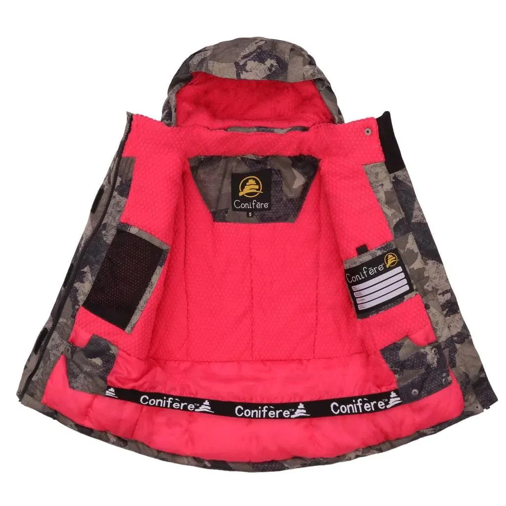 Conifere Military Khaki Girls' Snowsuit Set Babykids Conifere