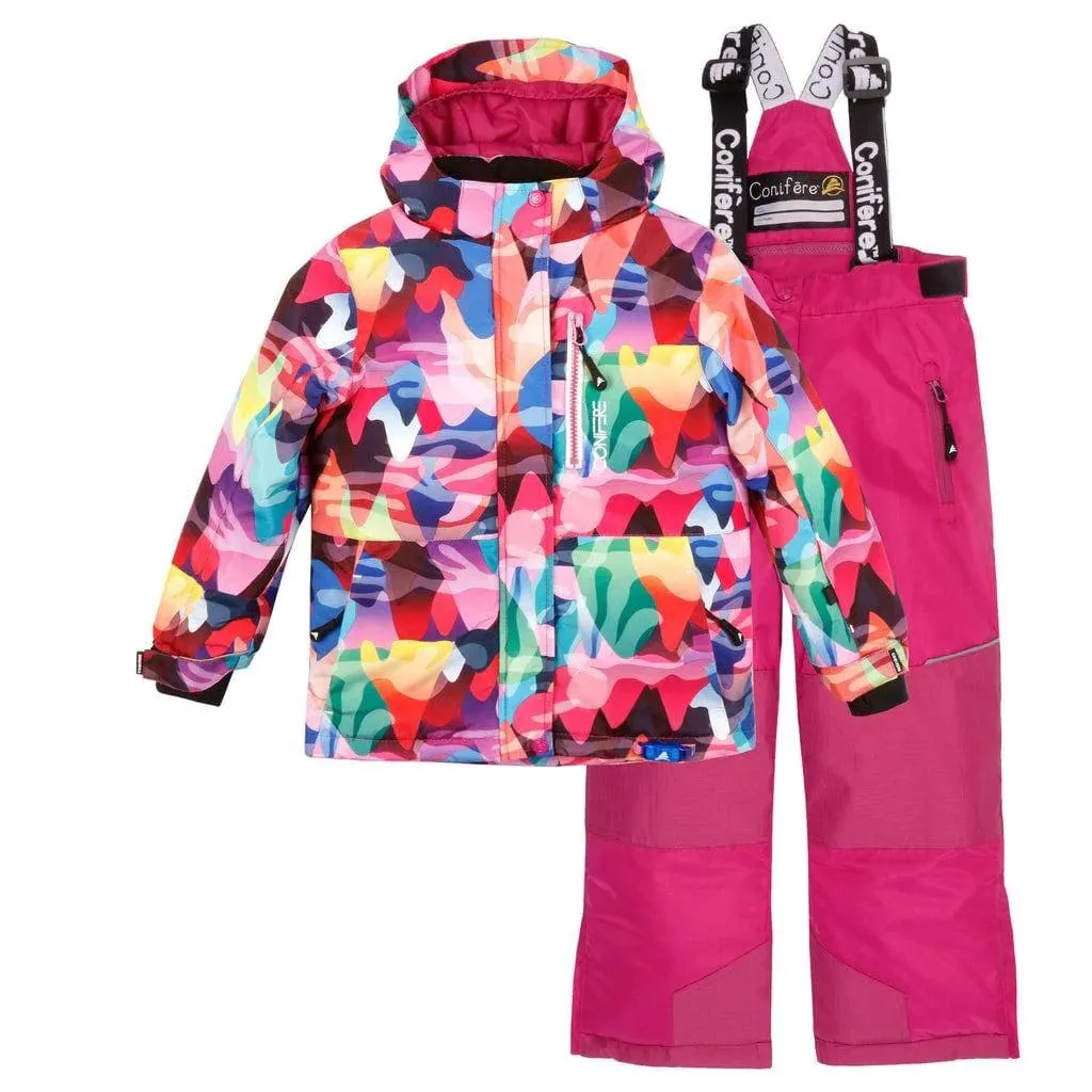 Conifere Rainbow Spark Girls Snowsuit Set Babykids Conifere