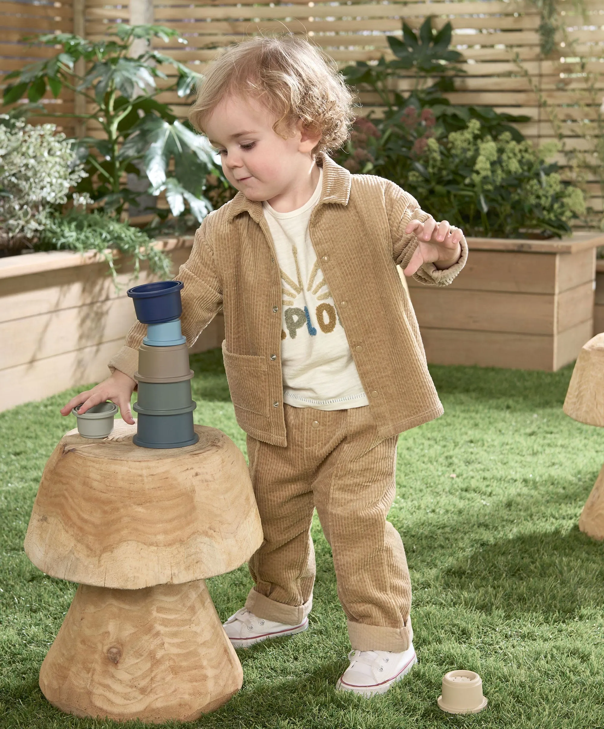 Cord Shacket - Beige Babykids Mamas & Papas