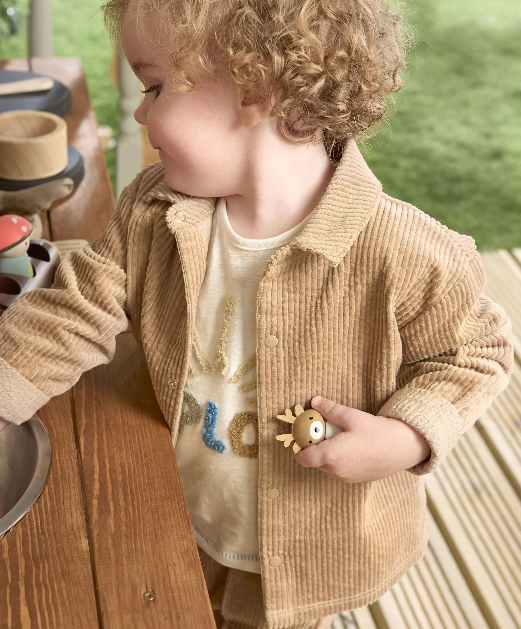 Cord Shacket - Beige Babykids Mamas & Papas