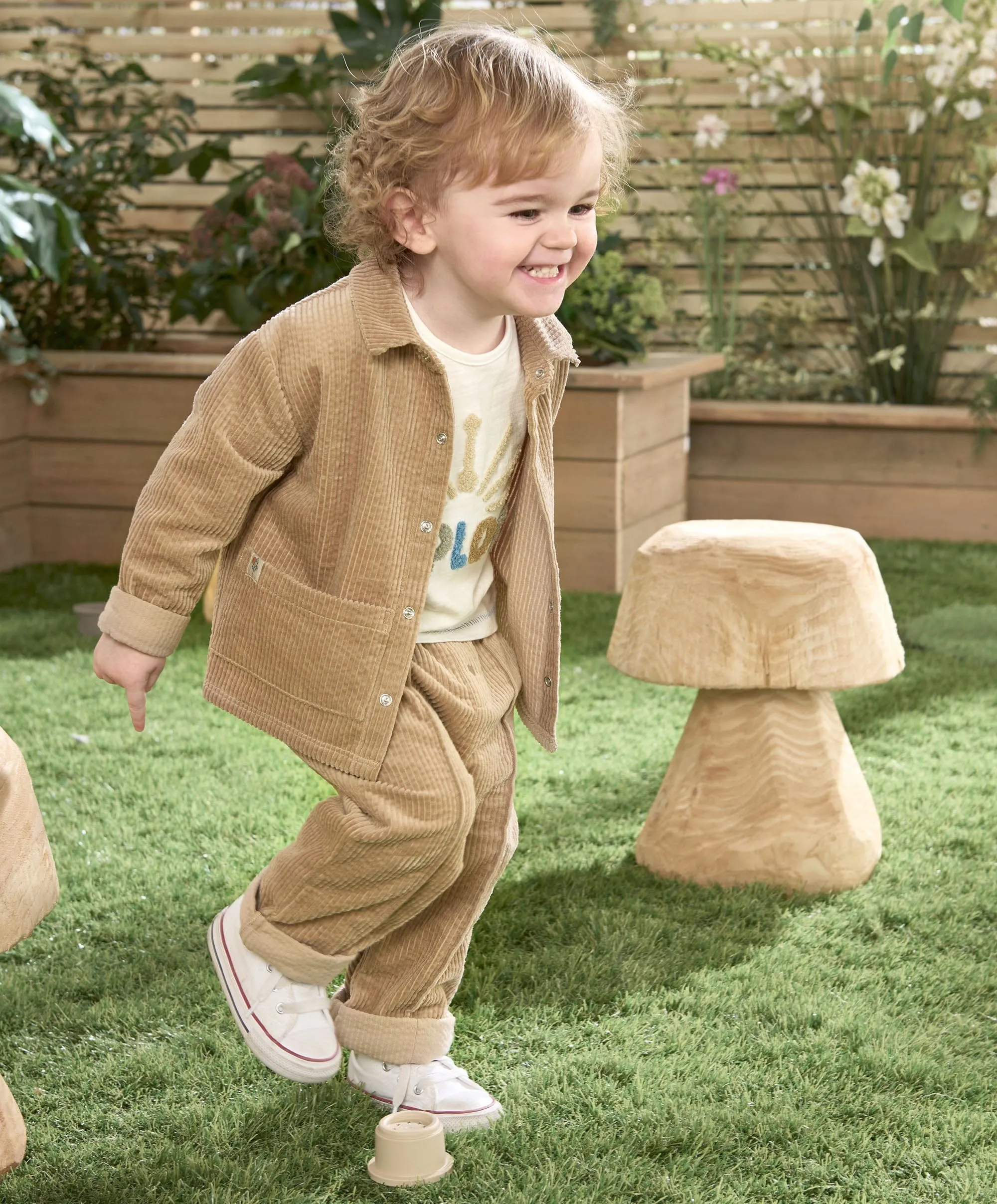 Cord Shacket - Beige