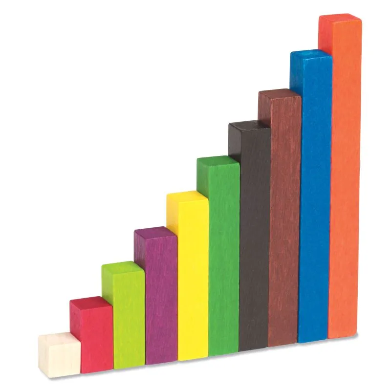 Cuisenaire Learning Rods - 308 pieces