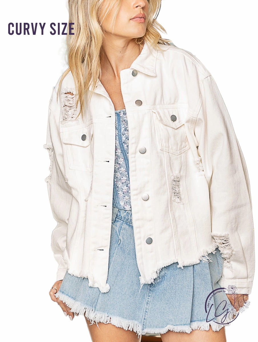 Curvy Against The Odds Denim Jacket