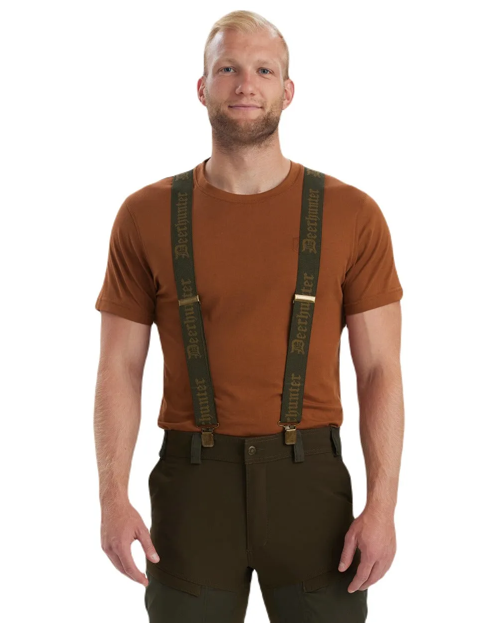 Deerhunter Logo Braces with Clips Deerhunter
