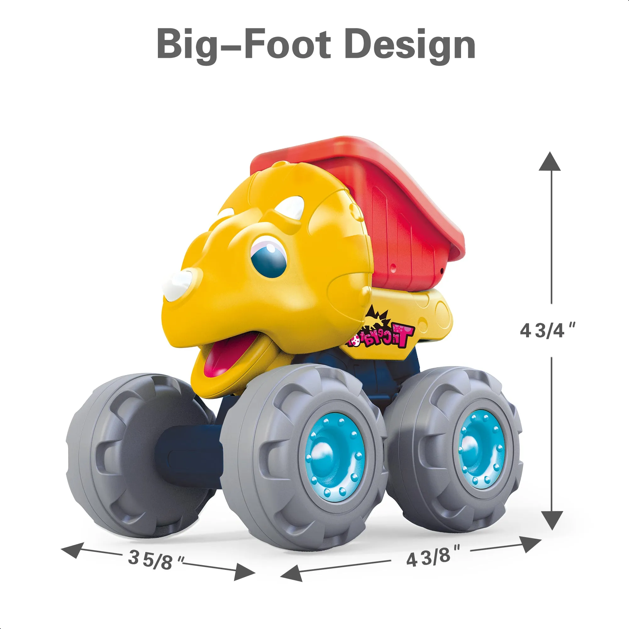 Dinosaur Truck Toys, Pull Back Dino Cars