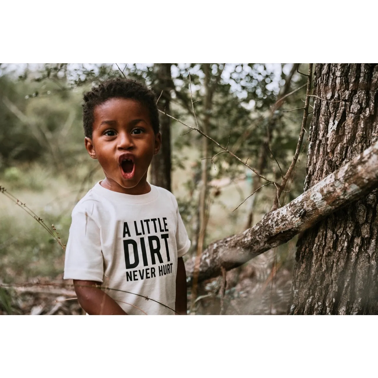 Dirt Never Hurt Tee - Organic Cream by Nature Supply Co