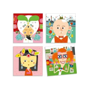 Djeco: Create With Stickers - All Different