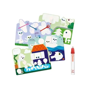 Djeco: Magic Colouring - Hidden In The Garden