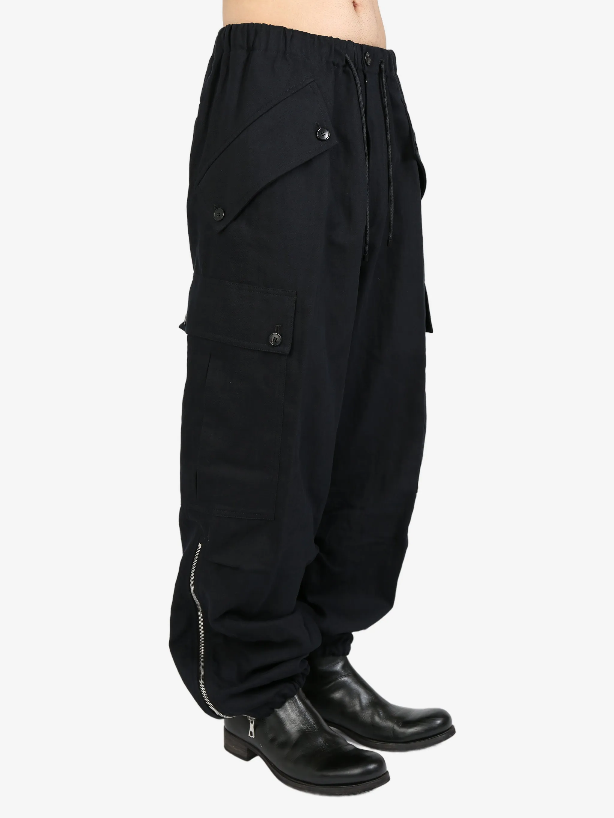 DRIES VAN NOTEN - Men Drawstring Cargo Pants Clothing_dries-van-noten