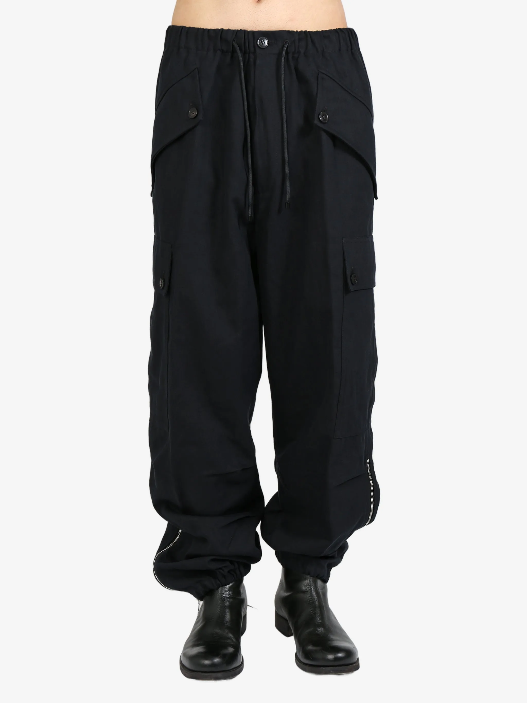 DRIES VAN NOTEN - Men Drawstring Cargo Pants Clothing_dries-van-noten