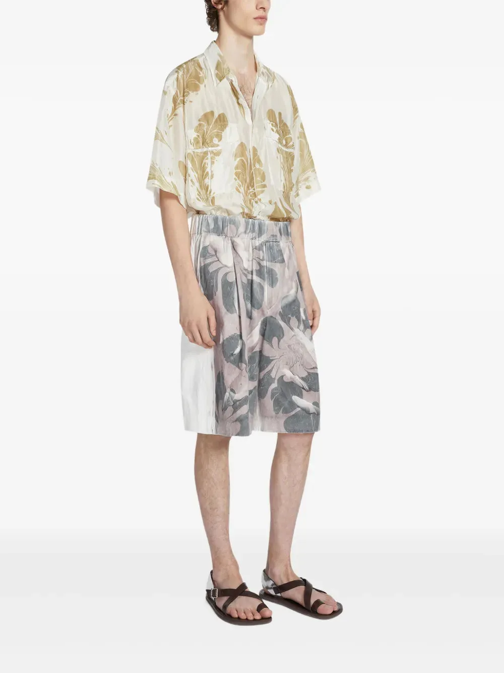 DRIES VAN NOTEN - Men  Drawstring Waist Shorts Clothing_dries-van-noten