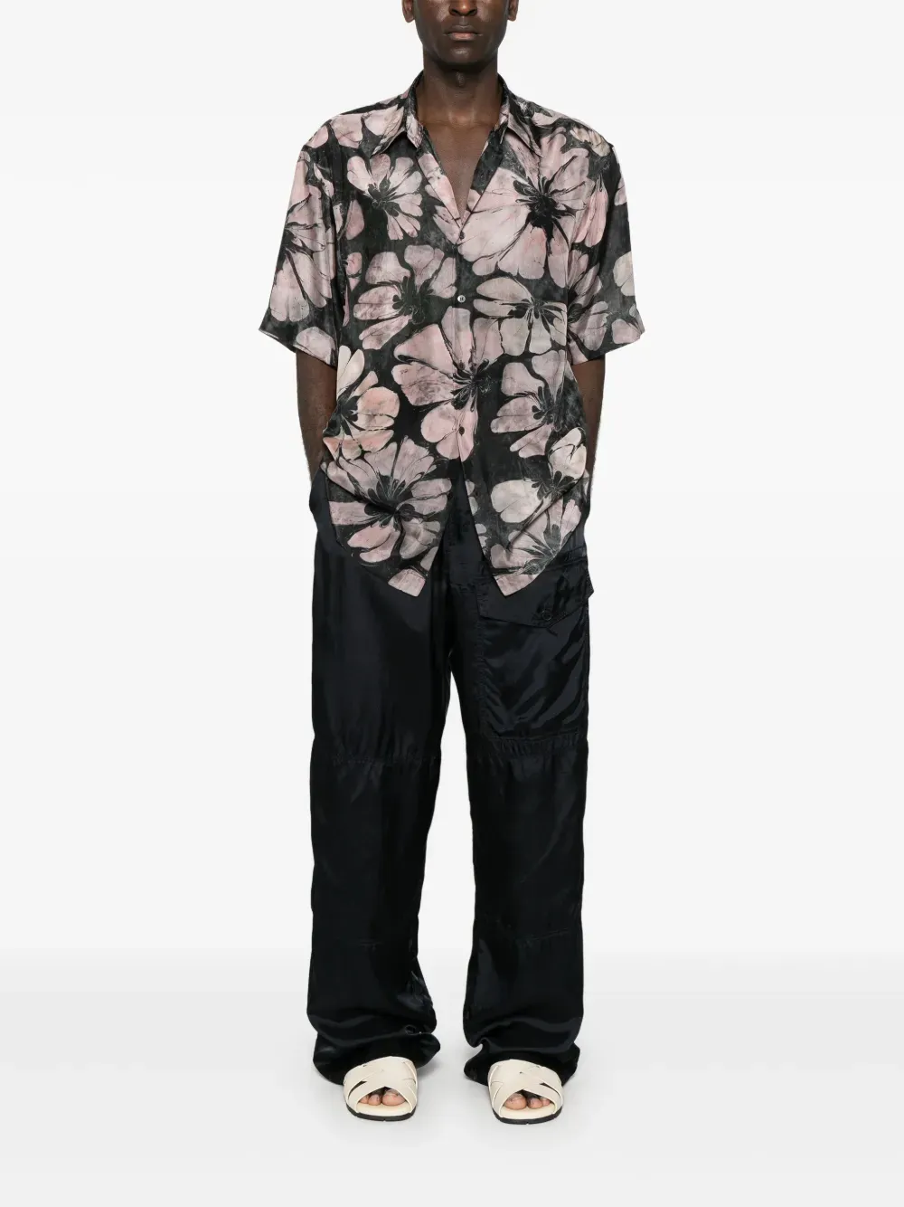 DRIES VAN NOTEN - Men Viscose Drawstring Pants Clothing_dries-van-noten