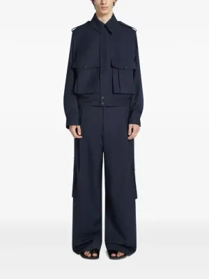 DRIES VAN NOTEN - Men Wide Pleated Pants Clothing_dries-van-noten