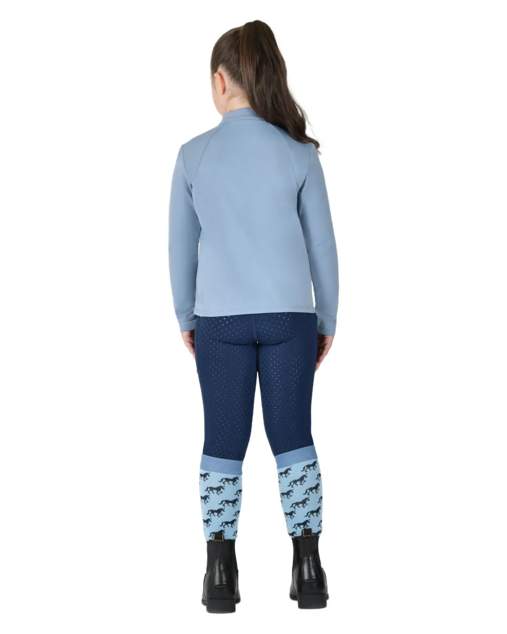 Dublin Kids Brushed Long Sleeve Riding Top Dublin