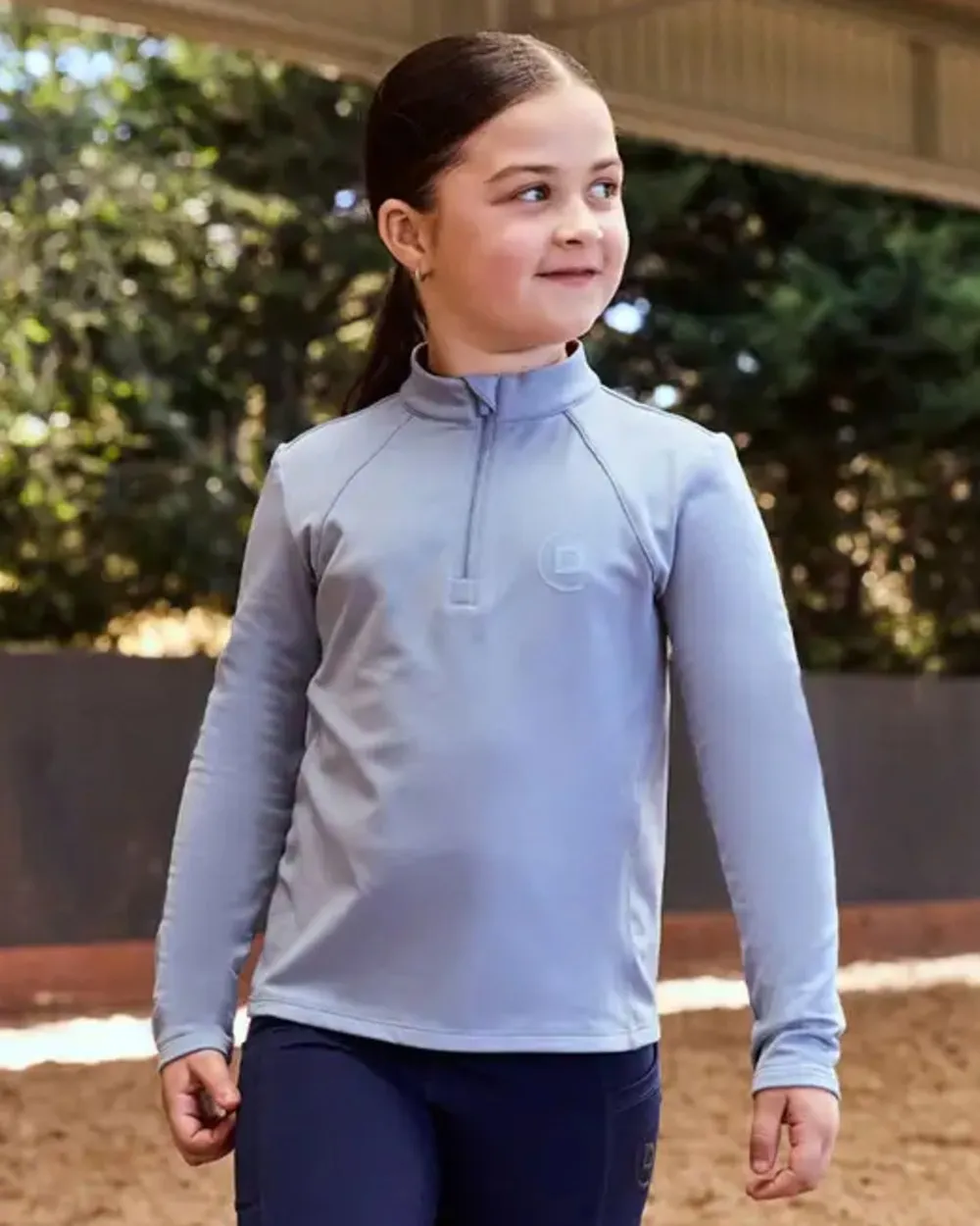 Dublin Kids Brushed Long Sleeve Riding Top Dublin