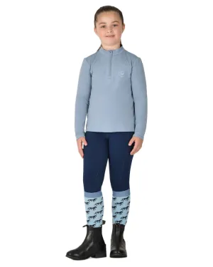 Dublin Kids Brushed Long Sleeve Riding Top Dublin