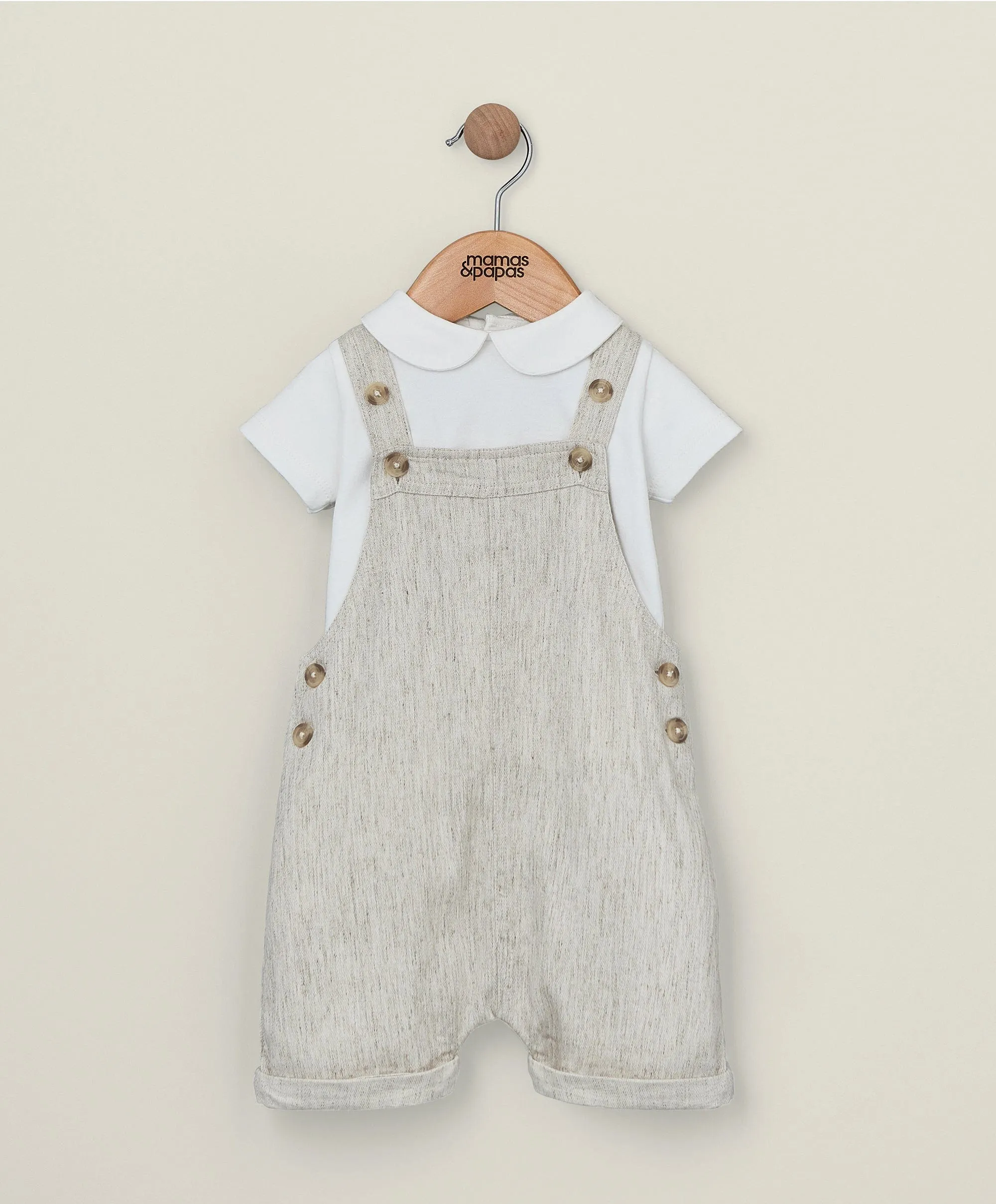 Dungaree & T-shirt Outfit Set