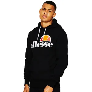 ELLESSE MEN'S GOTTERO BLACK HOODIE