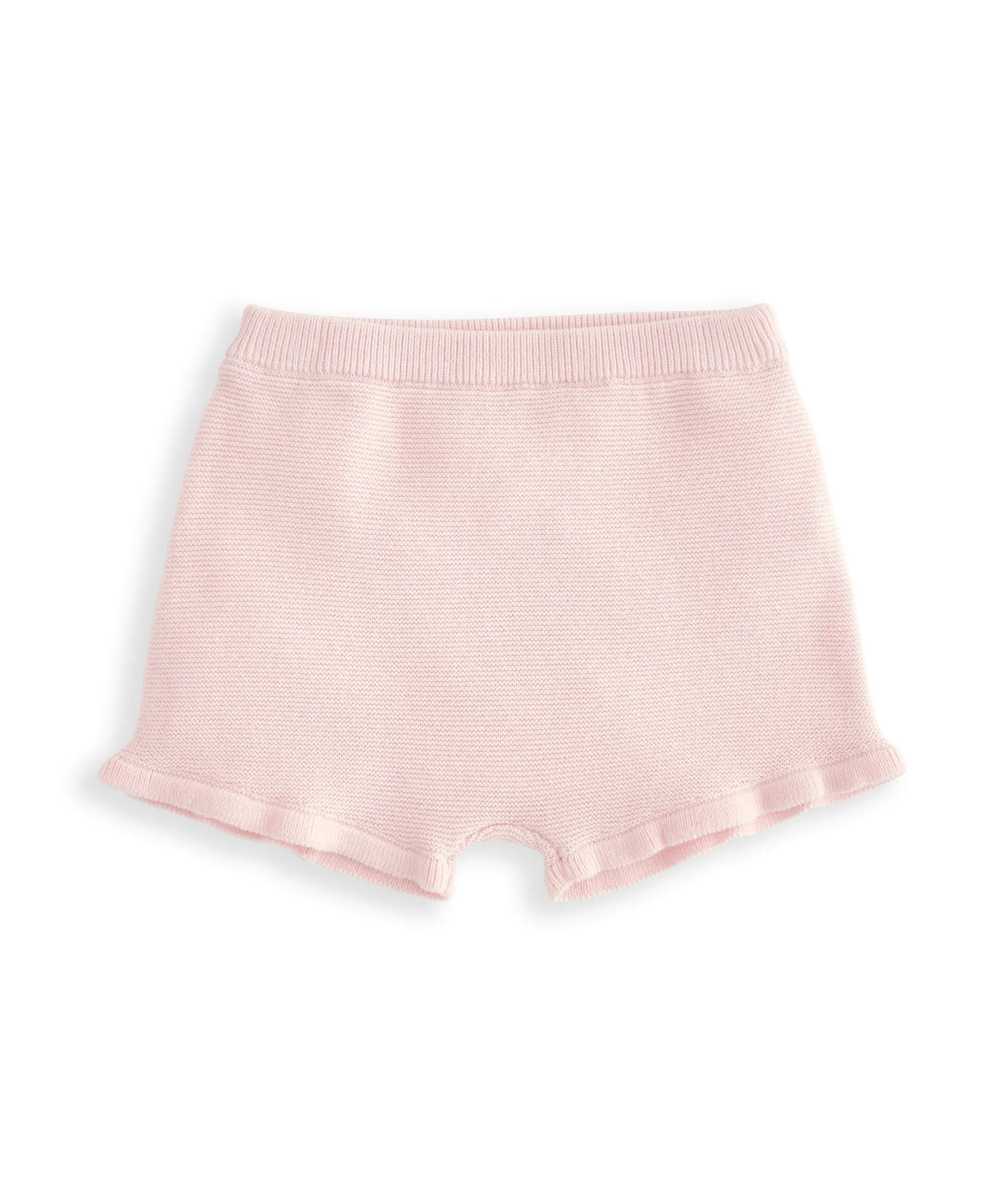 Embroidered Knit Top & Shorts Set (2 Pieces) - Pink