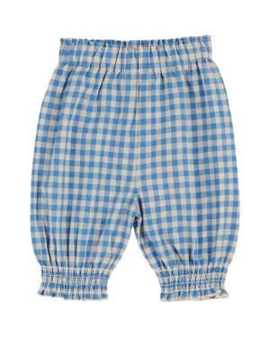 Emile Et Ida Boys Girls BABY GINGHAM SIRWAL PANTS - VICHY LAGON