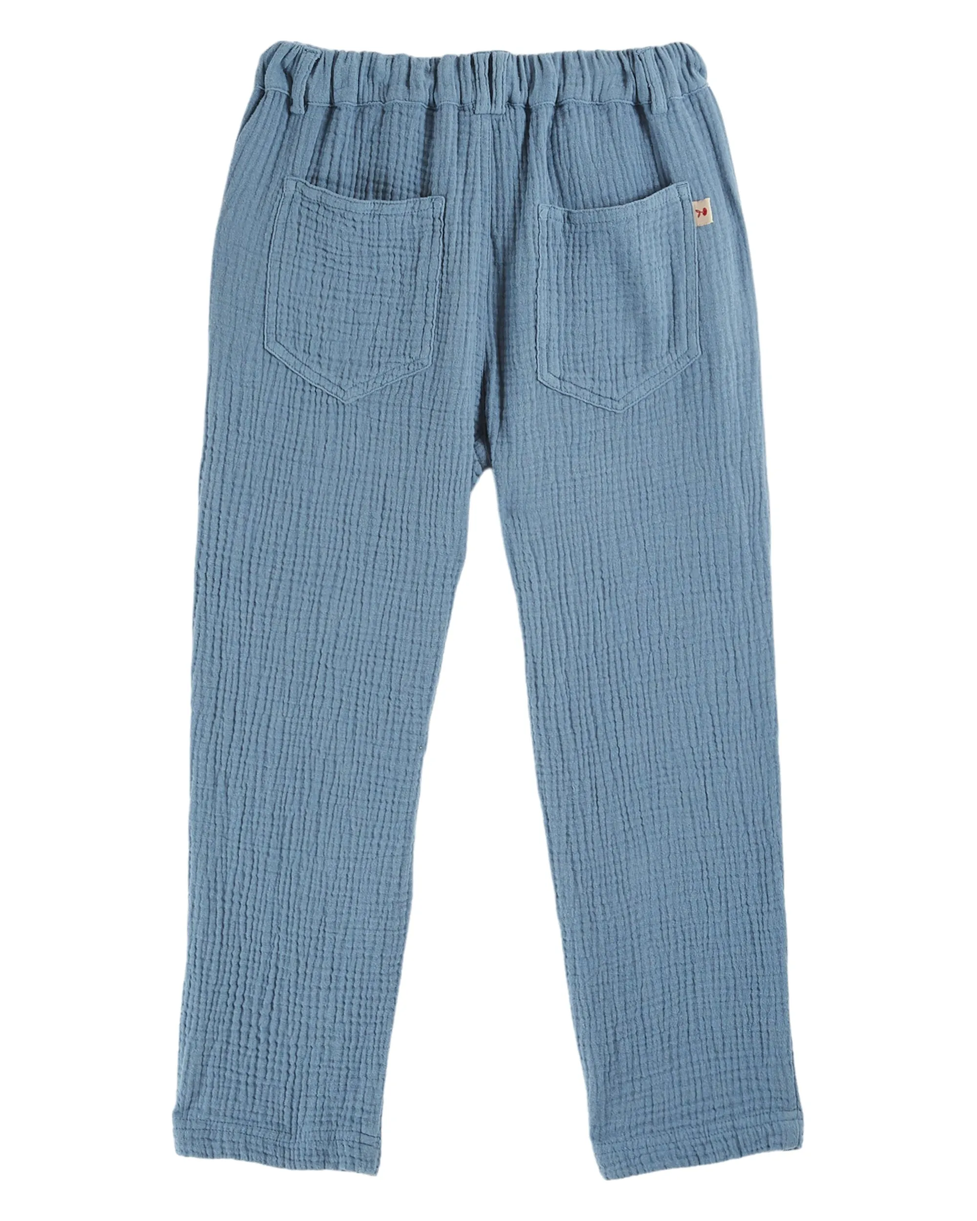 Emile Et Ida Boys Girls COTTON GAUZE TROUSERS - VAGUE
