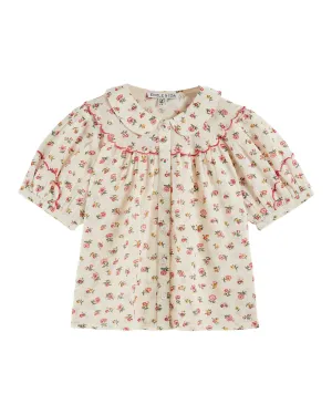 Emile Et Ida Boys Girls FLORESCO PRINTED BLOUSE - FLORESCO
