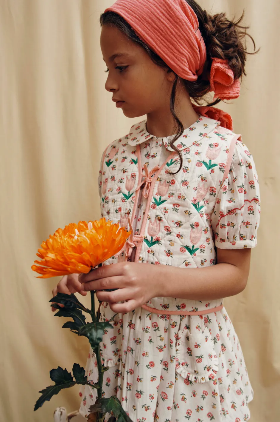 Emile Et Ida Boys Girls FLORESCO PRINTED BLOUSE - FLORESCO