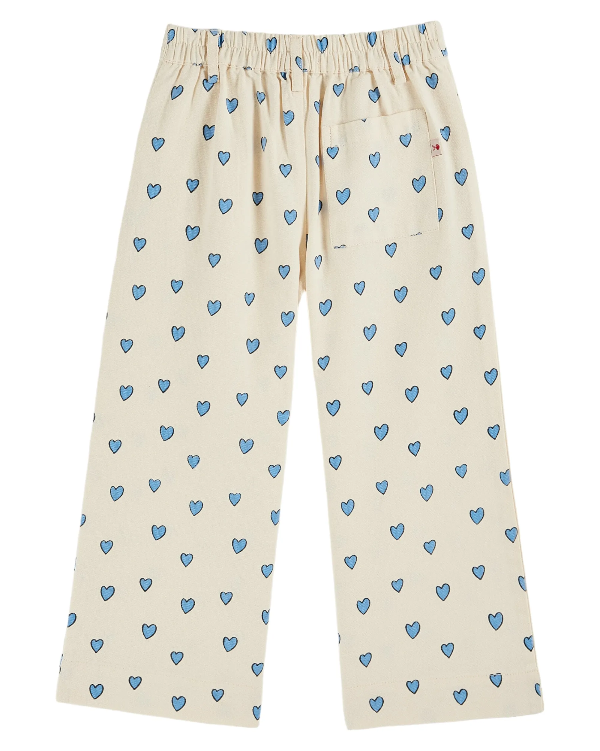 Emile Et Ida Boys Girls HEART WIDE TROUSERS - AMOUR