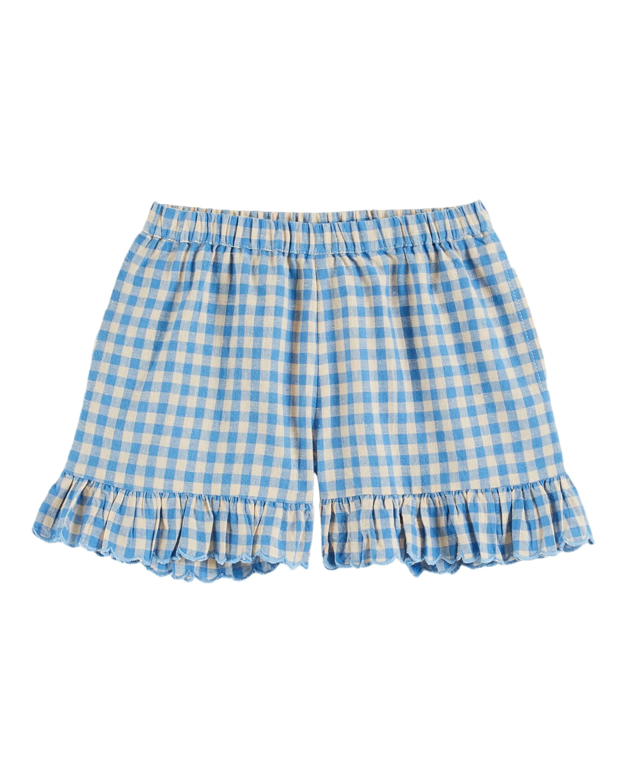 Emile Et Ida Boys Girls LAGON GINGHAM SHORTS - VICHY LAGON