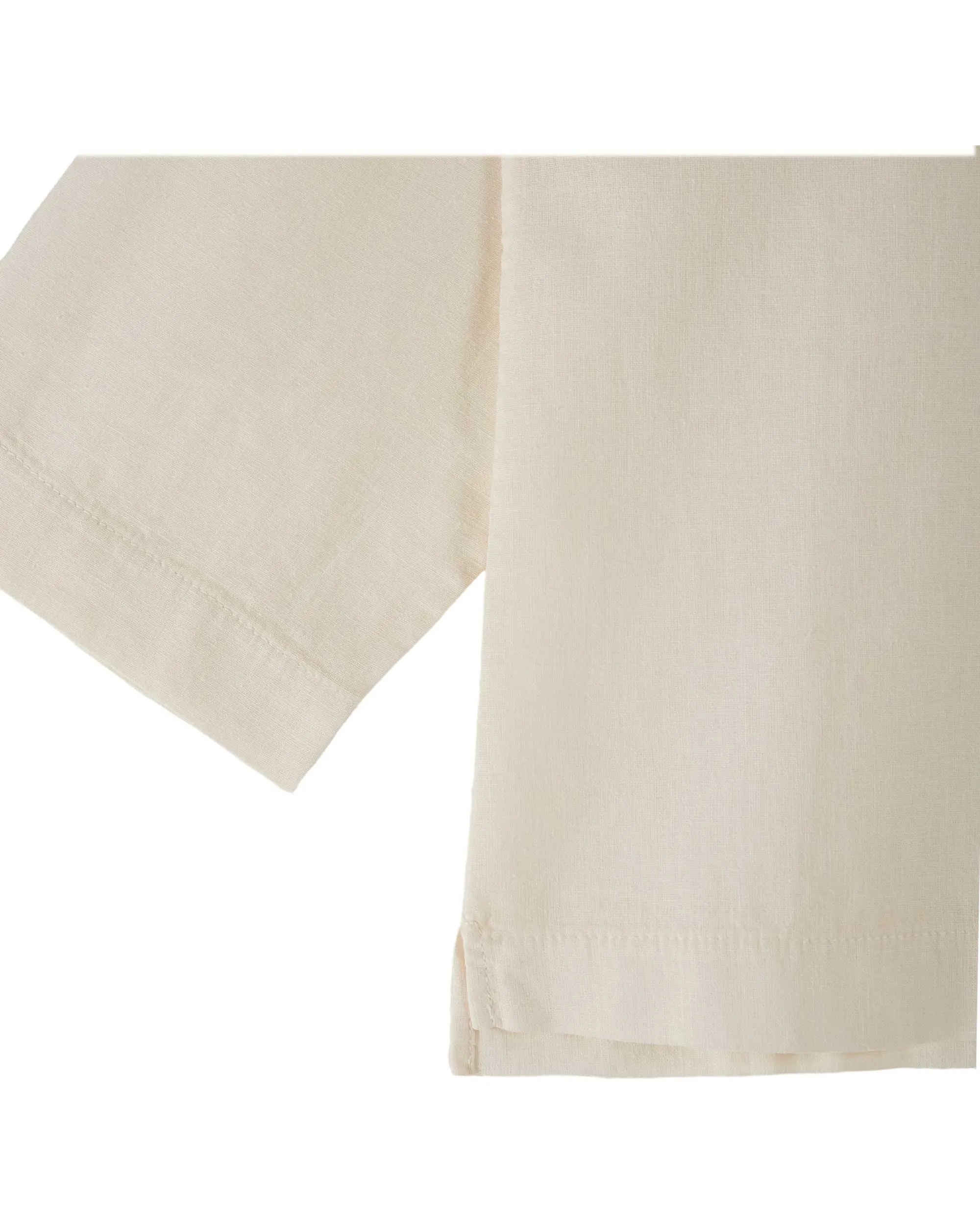 Emile Et Ida Boys Girls LINEN PEACOCK SHIRT - CREME