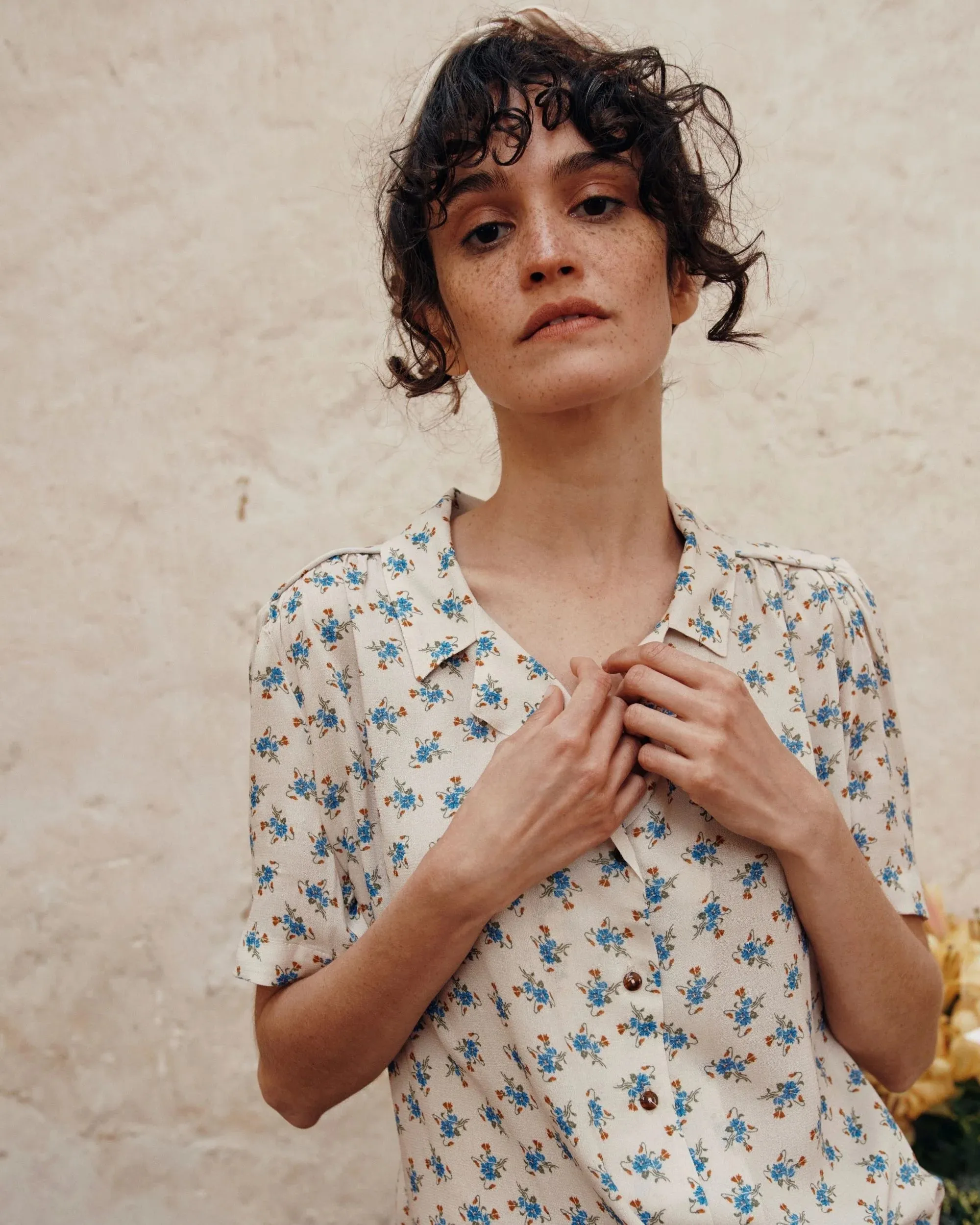 Emile Et Ida Boys Girls PRINTED SHIRT - CLEMATITE