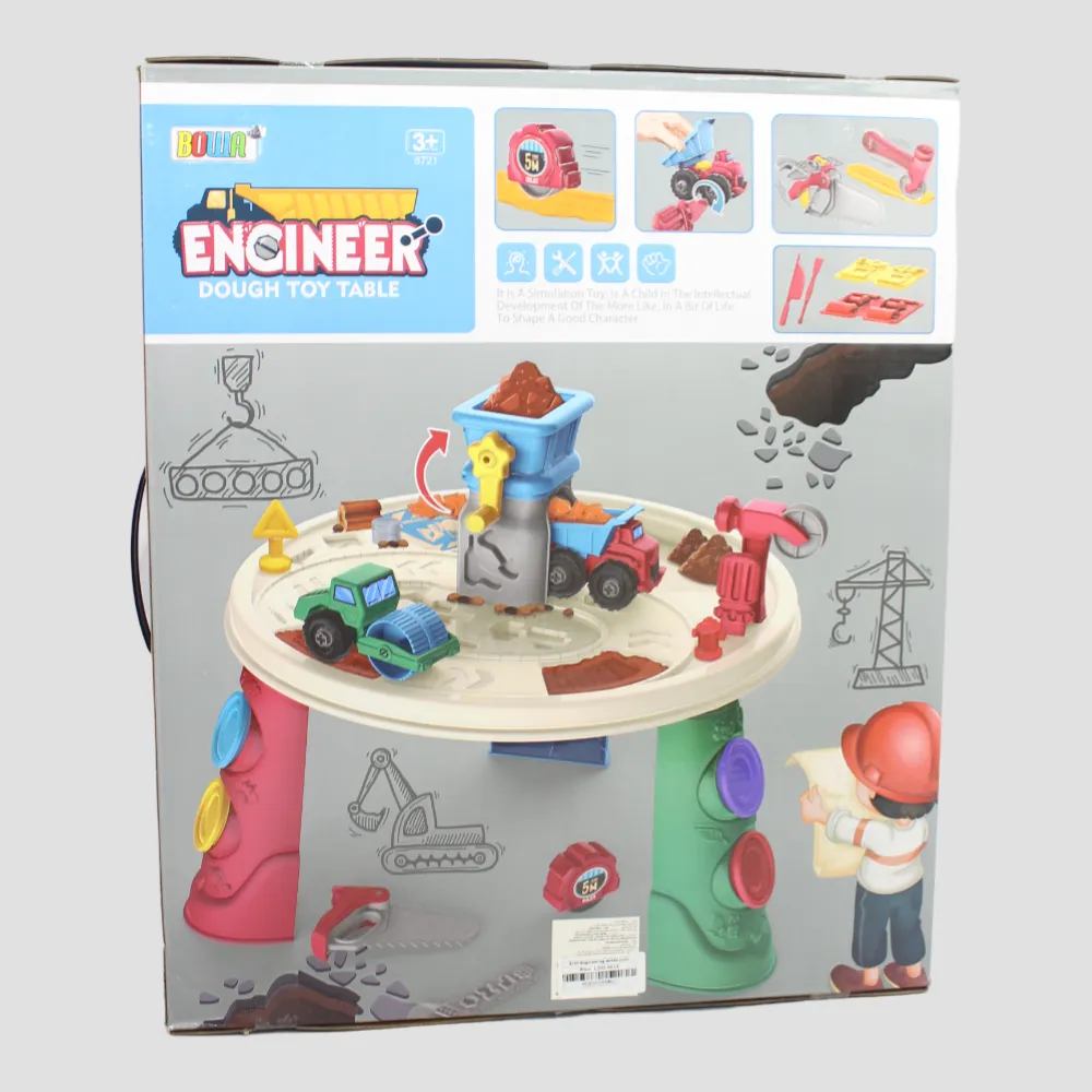 Engineer Dough Toy Table for Kids – Build, Create & Imagine