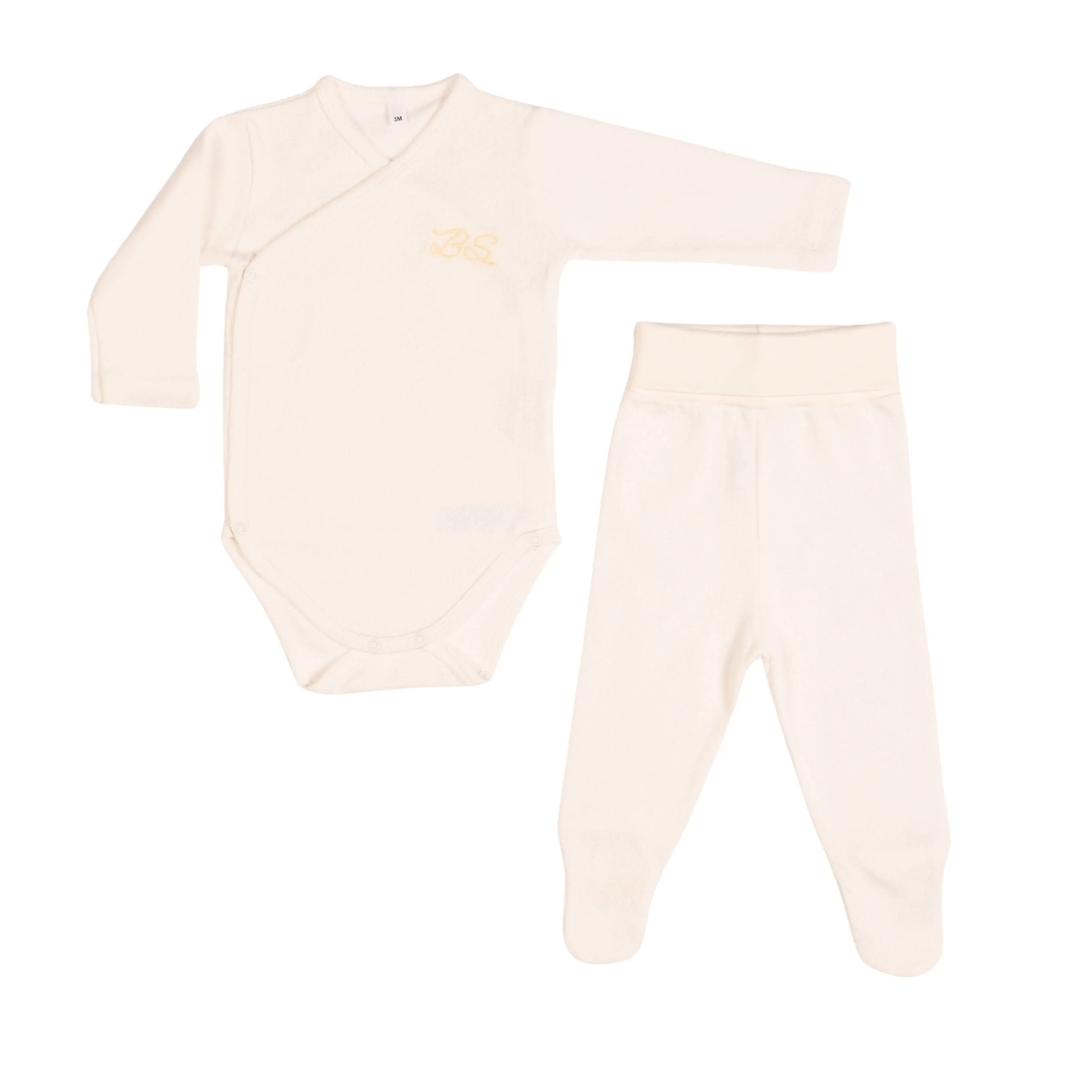 Essentials | Baby Girls Light Pink And Ivory Leggings Set (4) Babykids_Bebe-Sweeny