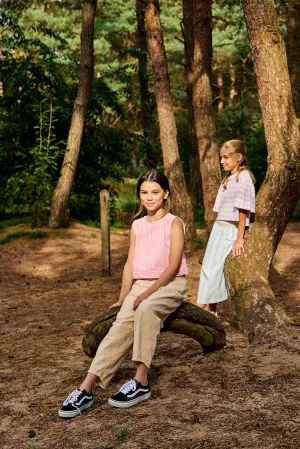 fedha striped shirt 000528 - pink Ao76 Clothes Boys Girls