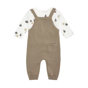 FIRSTS Pebble Sweater Knit Overall Set