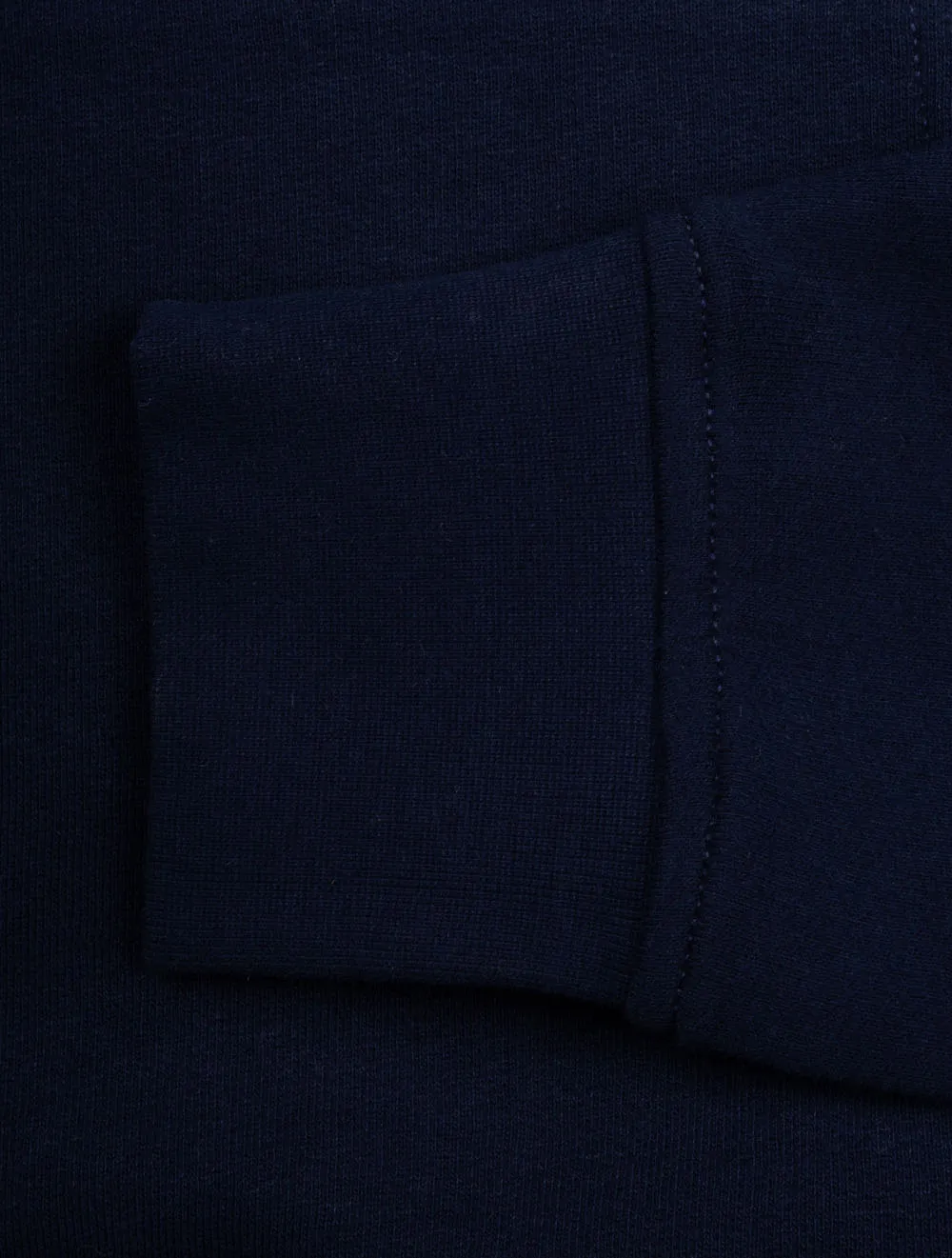 Fleece Logo Hoodie Navy