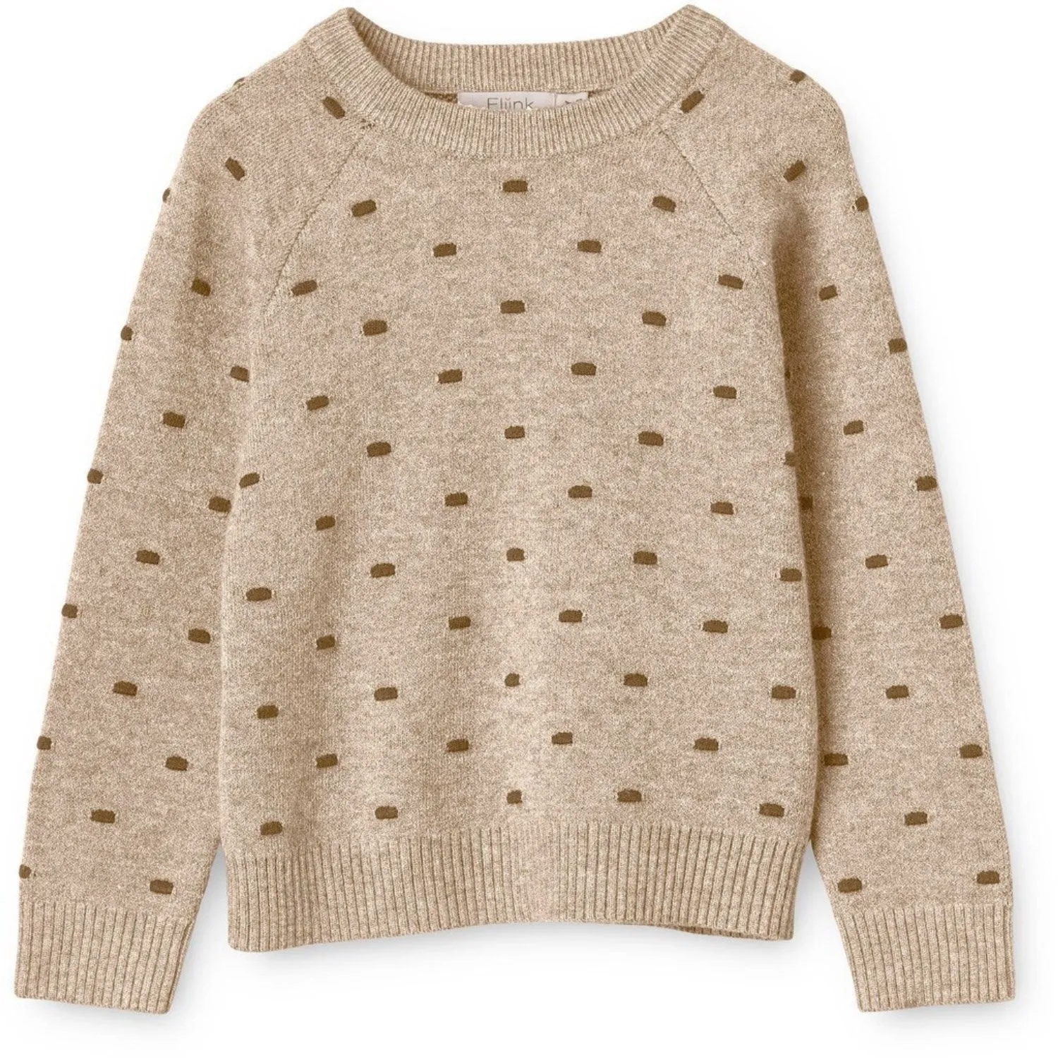 Fliink Humus/Carafe Benna Dot Pullover Babykids_Fliink