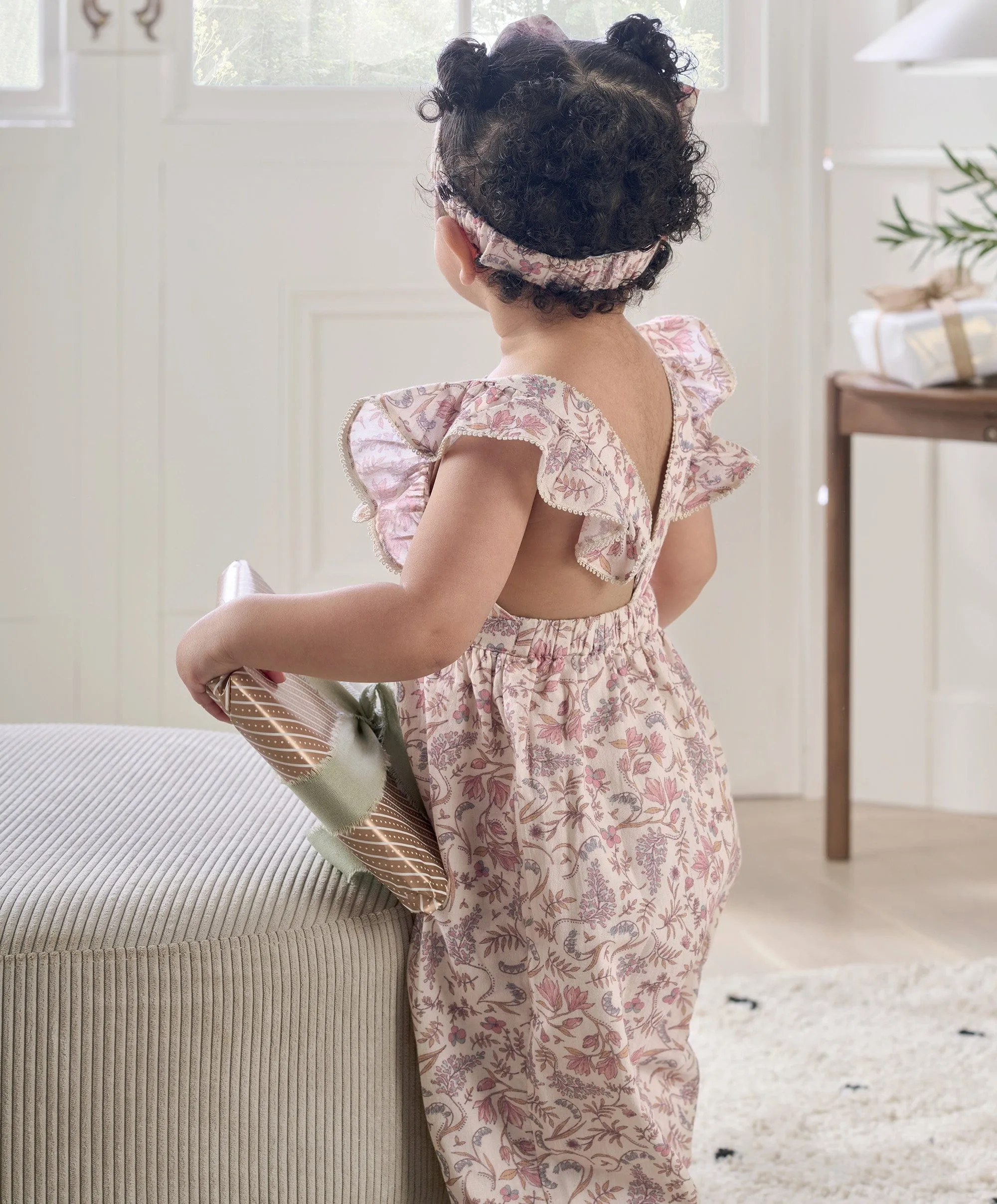 Floral Dungarees