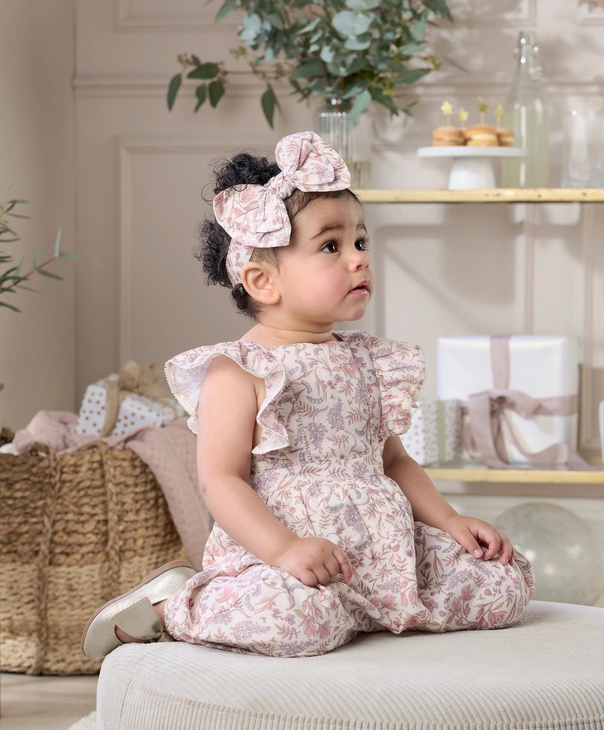 Floral Dungarees