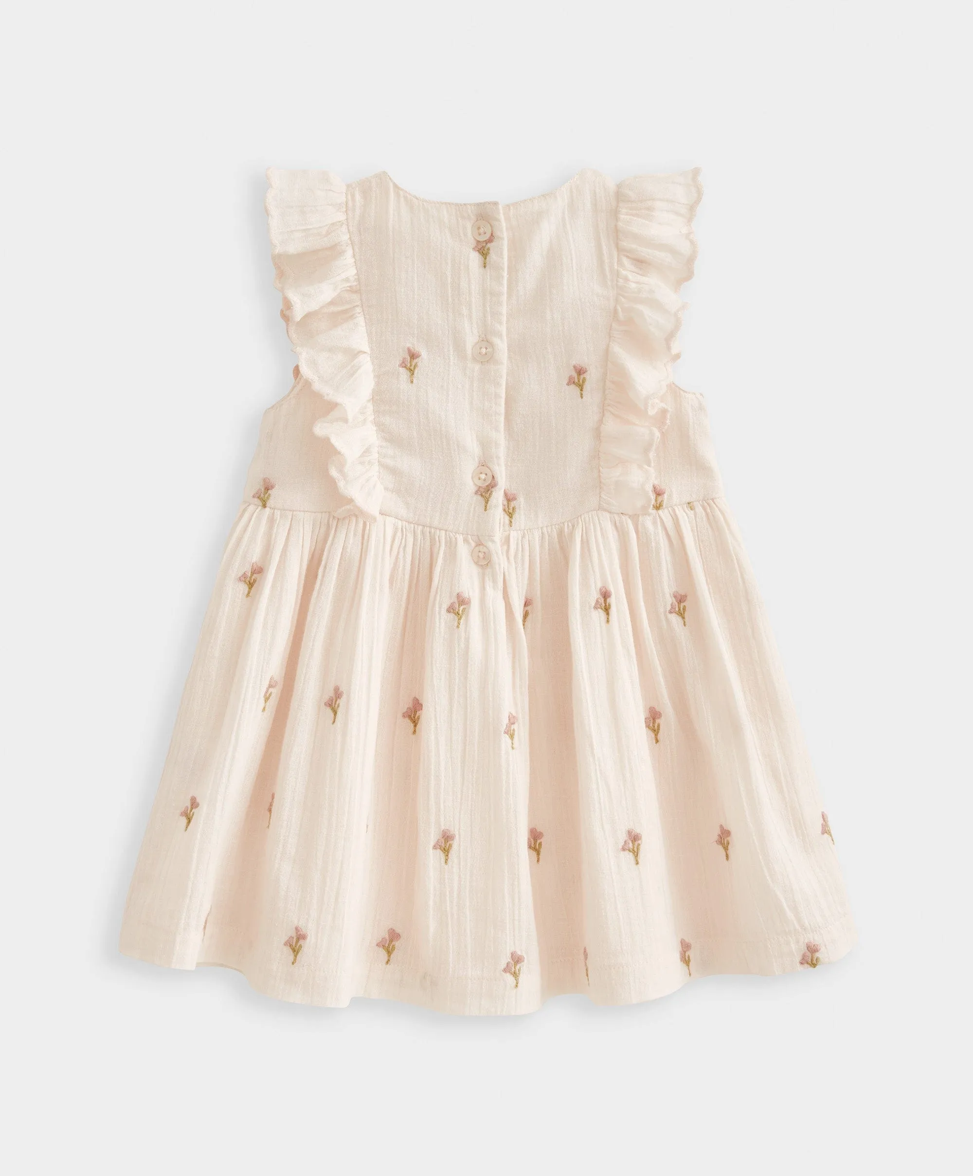 Floral Embroidered Dress Babykids Mamas & Papas