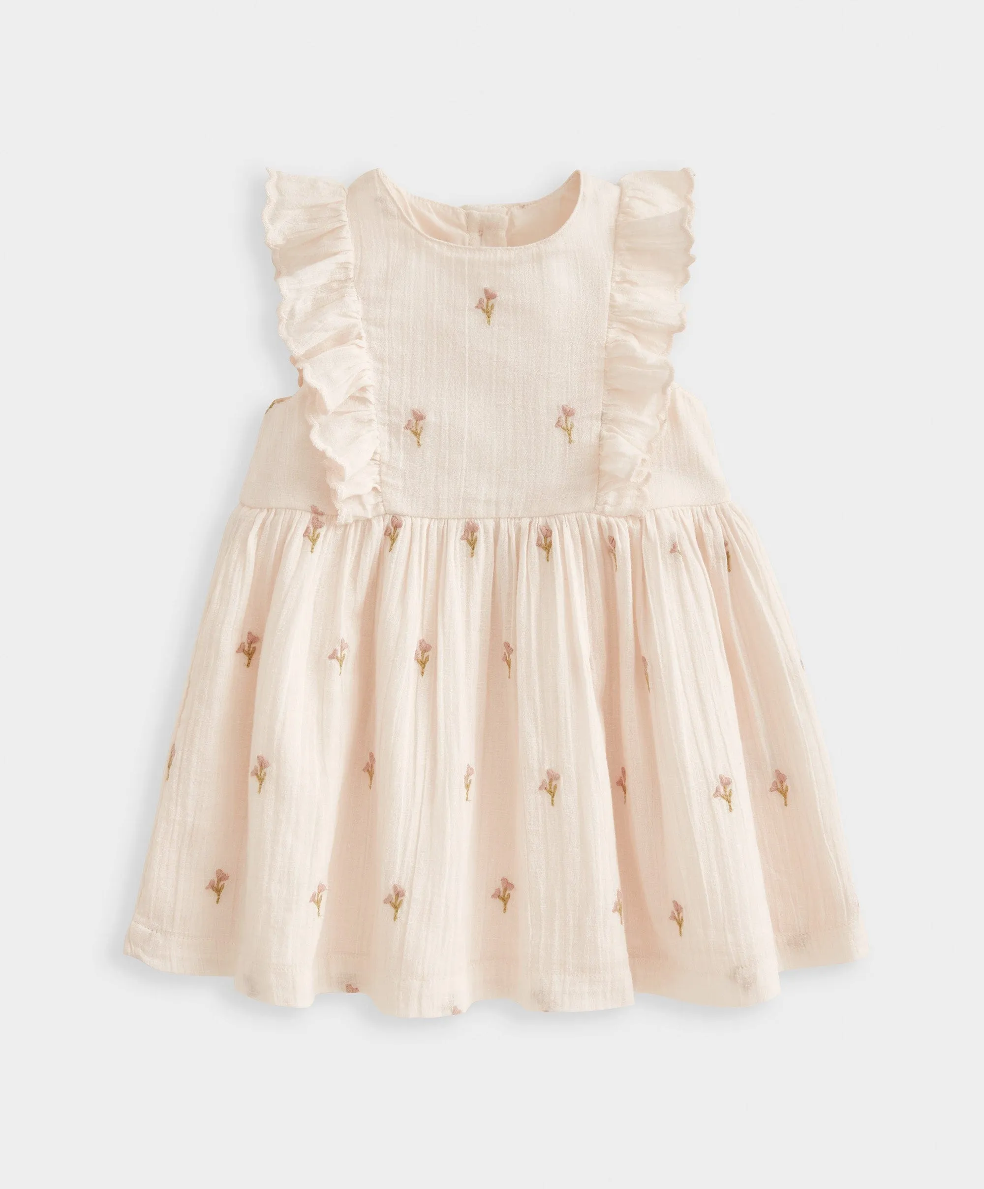 Floral Embroidered Dress Babykids Mamas & Papas