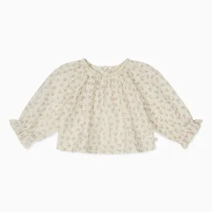 Floral Muslin Bloomer Blouse