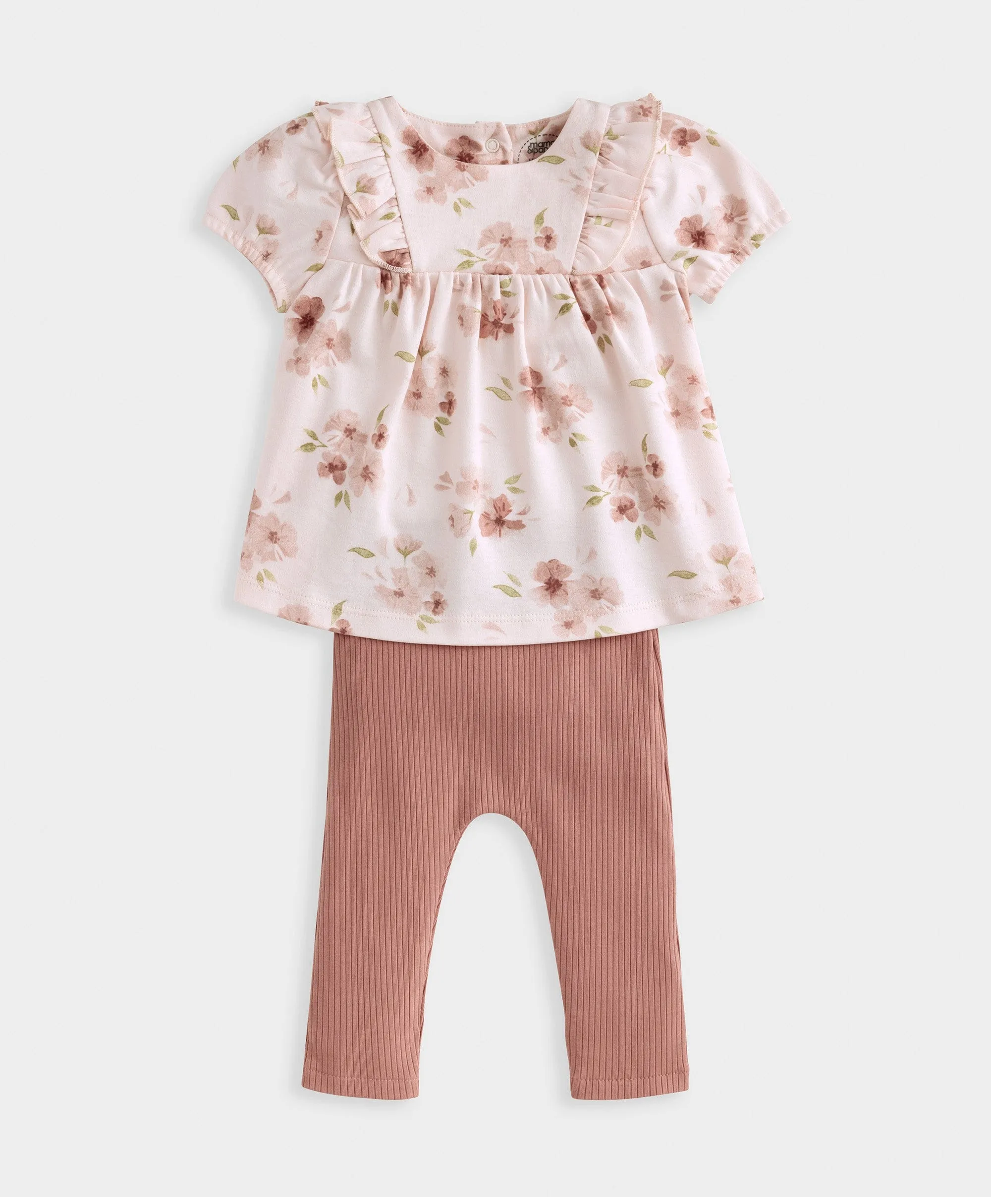 Floral T-Shirt & Leggings Set Babykids Mamas & Papas