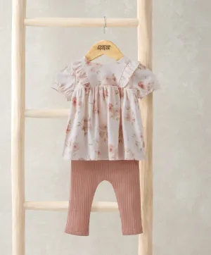 Floral T-Shirt & Leggings Set Babykids Mamas & Papas
