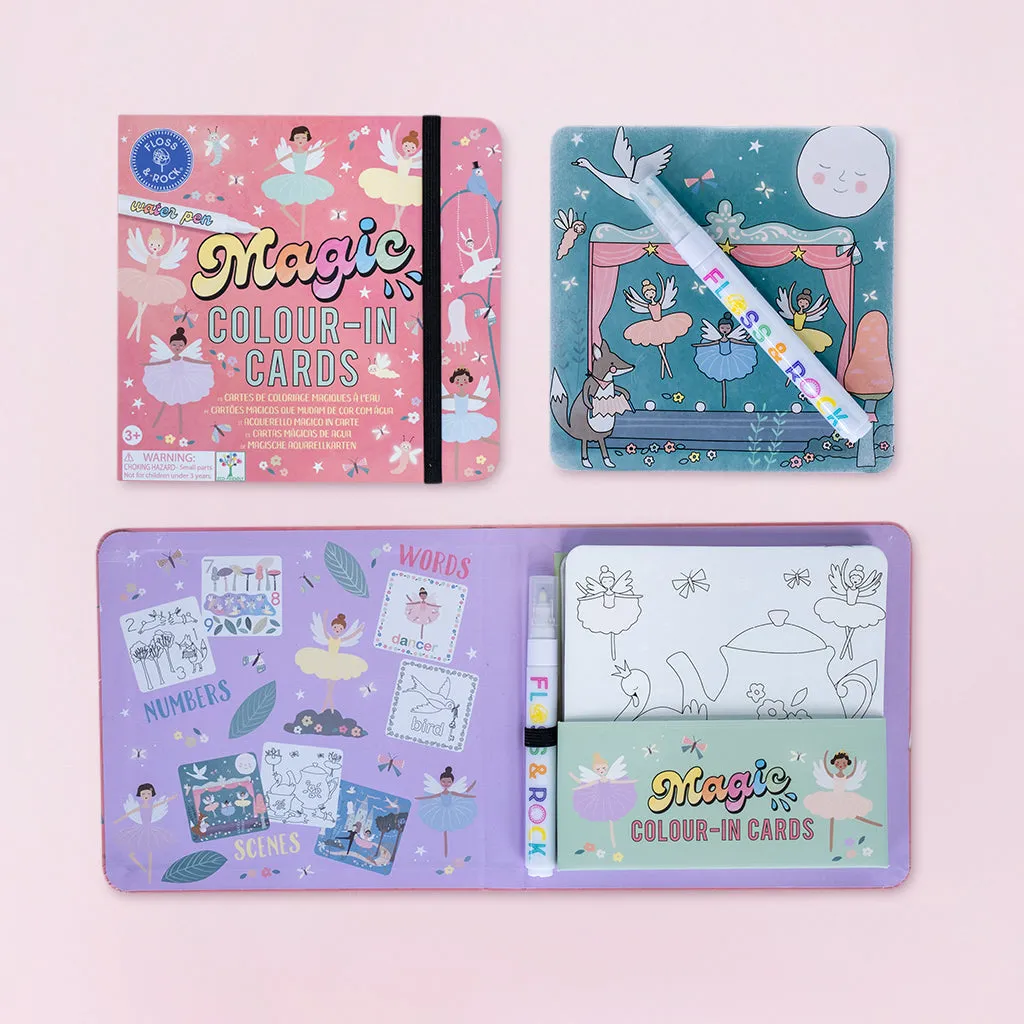 Floss & Rock Magic Colour Changing Water Cards, Enchanted