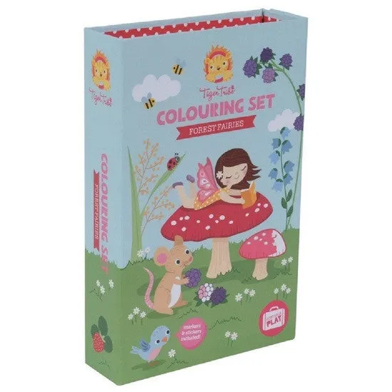 Forest Fairies colouring in box
